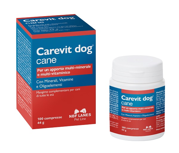 CAREVIT DOG FLACONE 100 COMPRESSE APPETIBILI - Farmacianumberone.it