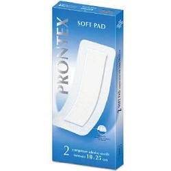 GARZA COMPRESSA PRONTEX SOFT PAD 10X25 CM 2 PEZZI - Farmacianumberone.it