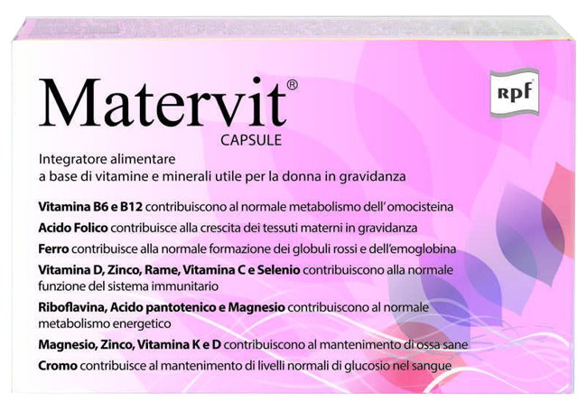 MATERVIT 30 CAPSULE - Farmacianumberone.it