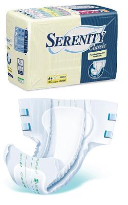 PANNOLONE PER INCONTINENZA SERENITY CLASSIC SUPERDRY FORMATO EXTRA LARGE 30 PEZZI - Farmacianumberone.it