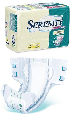 PANNOLONE PER INCONTINENZA SERENITY SOFTDRY FORMATO MAXI TAGLIA MEDIUM 15 PEZZI - Farmacianumberone.it
