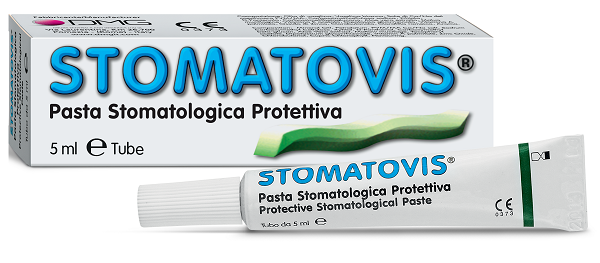 PASTA STOMATOLOGICA PROTETTIVA STOMATOVIS STOMATITI AFTOSE 5 ML - Farmacianumberone.it