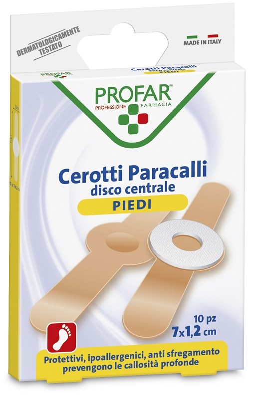 CEROTTO PARACALLO 10 PEZZI 7X1,2 CM PROFAR - Farmacianumberone.it