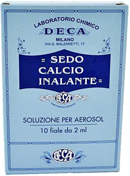 SEDO CALCIO INALANTE SOLUZIONE AEROSOL 10 FIALE 2 ML - Farmacianumberone.it