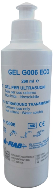 GEL PER APPARECCHI AD ULTRASUONI 260G - Farmacianumberone.it