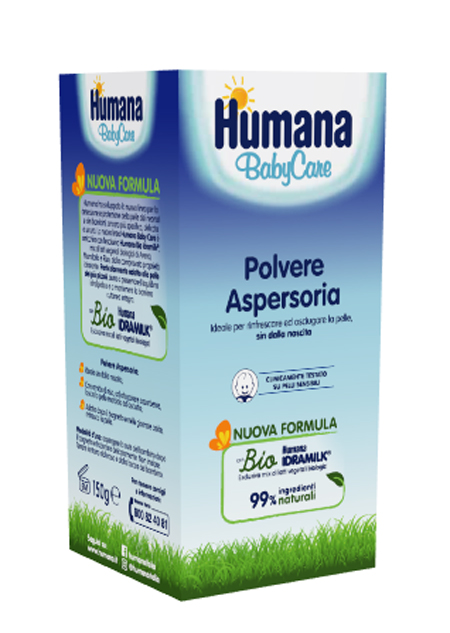 HUMANA BABY CARE POLVERE ASPERSORIA 150 G - Farmacianumberone.it
