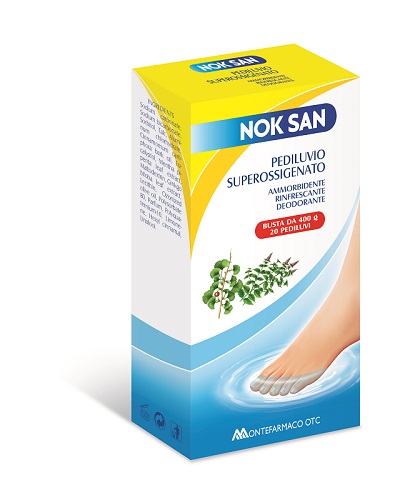 NOK SAN PEDILUVIO SUPEROSSIGENATO 400 G - Farmacianumberone.it