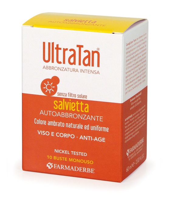 ULTRA TAN SALVIETTE AUTOABBRONZANTI 10 BUSTE - Farmacianumberone.it