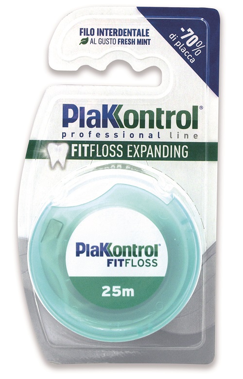 PLAKKONTROL FIT FLOSS FILO 25 M - Farmacianumberone.it