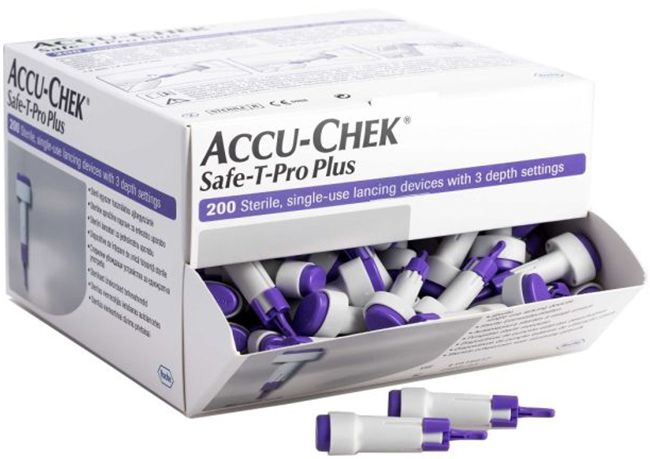 LANCETTE PUNGIDITO ACCU-CHEK SAFE T PRO PLUS PD 200 PEZZI - Farmacianumberone.it
