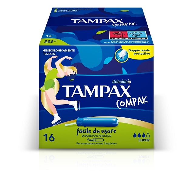 TAMPAX COMPAK SUPER 16 PEZZI - Farmacianumberone.it