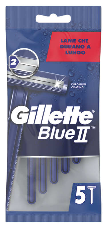 RASOIO GILLETTE BLUE II STANDARD 6 X 20 X 5 - Farmacianumberone.it