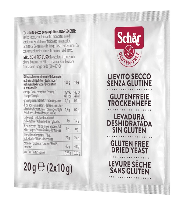 SCHAR LIEVITO SECCO 2 BUSTINE DA 10 G - Farmacianumberone.it