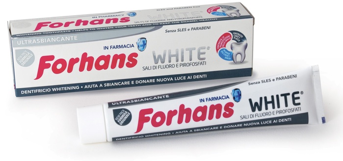 FORHANS SP WHITE DENTIF 75ML - Farmacianumberone.it