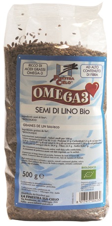 FSC OMEGA3 SEMI DI LINO BIO AD ALTO CONTENUTO DI FIBRA 500 G - Farmacianumberone.it