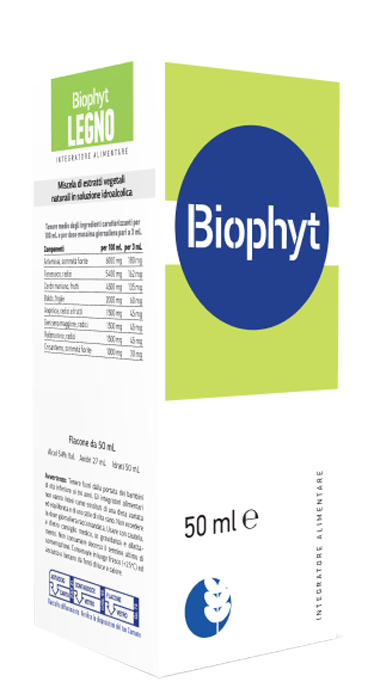 BIOPHYT LEGNO 50 ML SOLUZIONE IDROALCOLICA - Farmacianumberone.it