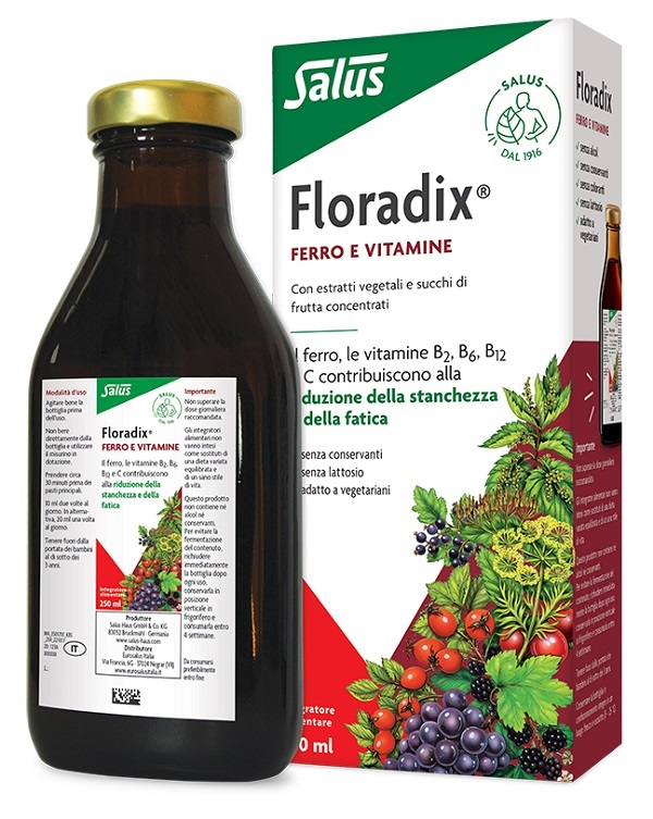 FLORADIX FERRO E VITAMINE 250 ML - Farmacianumberone.it