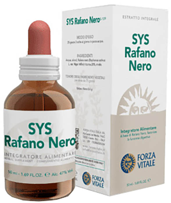 SYS RAFANO NERO GOCCE 50 ML - Farmacianumberone.it