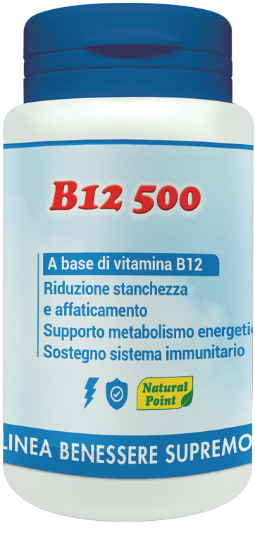 B12 500 CIANOCOBALAMINA 100 CAPSULE VEGETALI - Farmacianumberone.it