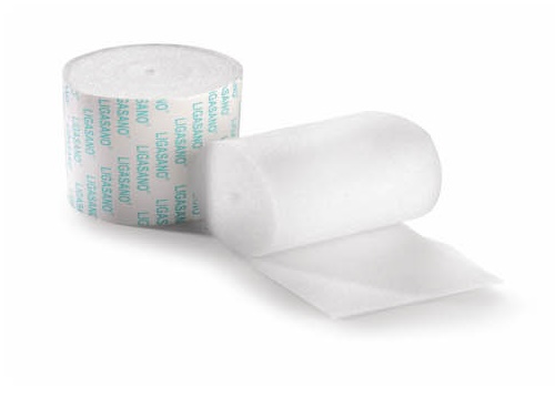 MEDICAZIONE LIGASANO ASSORBENTE IN POLIURETANO NON STERILE STRUTTURA A NIDO D'APE 300X5CM ALTEZZA 3MM 12 PEZZI - Farmacianumberone.it