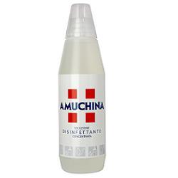 DISINFETTANTE IGIENIZZANTE A BASE DI IPOCLORITO DI SODIO ANTIMICROBICO AD AMPIO SPETTRO D'AZIONE AMUCHINA LIQUIDA 100% 1000 ML - Farmacianumberone.it
