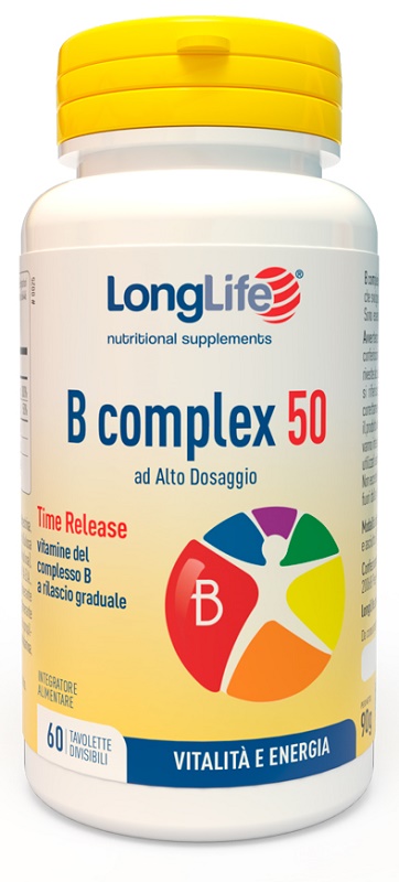 LONGLIFE B COMPLEX 50 T/R 60 TAVOLETTE - Farmacianumberone.it
