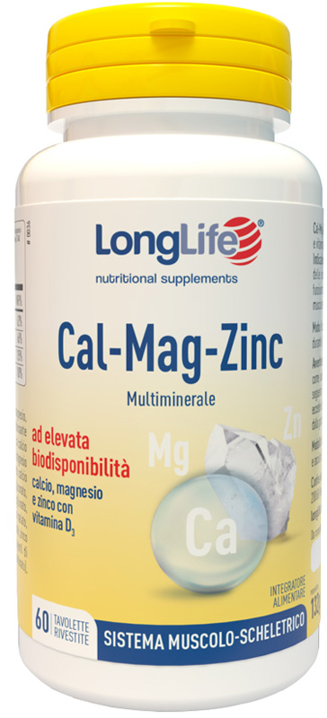 LONGLIFE CAL MAG ZINC 60 TAVOLETTE - Farmacianumberone.it