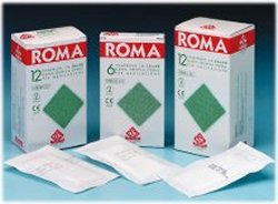 GARZA COMPRESSA IDROFILA ROMA 12/8 36X40CM 12 PEZZI - Farmacianumberone.it