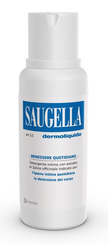 SAUGELLA DERMOLIQUIDO PH 3,5 DETERGENTE INTIMO BENESSERE QUOTIDIANO 250 ML - Farmacianumberone.it