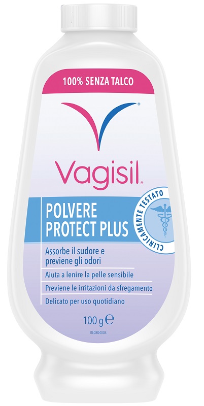 VAGISIL POLVERE PROTECT PLUS IGIENE FEMMINILE 100 G - Farmacianumberone.it
