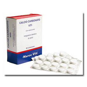 CALCIO CARBONATO VITI 60 COMPRESSE - Farmacianumberone.it