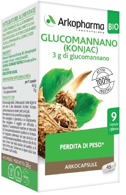 ARKO CAPSULE GLUCOMANNANO 45 CAPSULE - Farmacianumberone.it