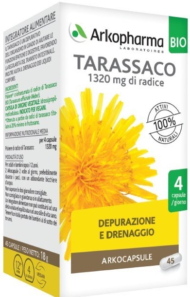 ARKO CAPSULE TARASSACO 45 CAPSULE - Farmacianumberone.it