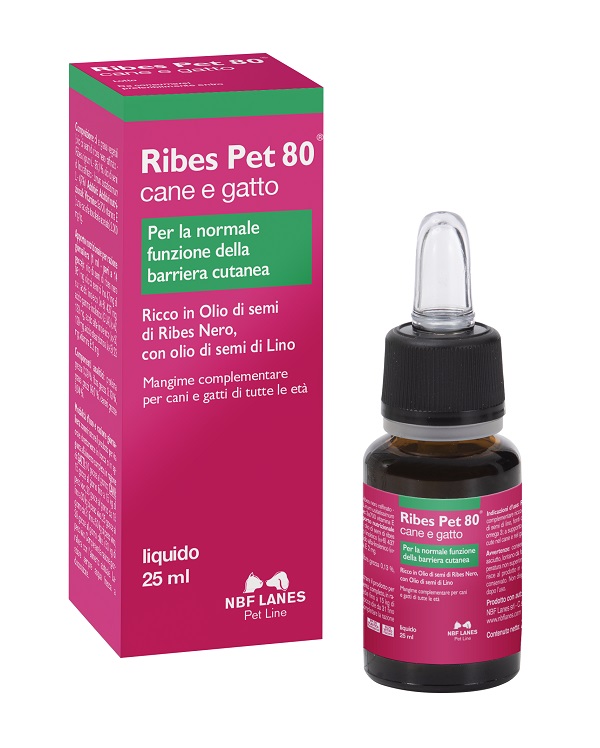 RIBES PET 80 GOCCE OLIO 25 ML CON CONTAGOCCE - Farmacianumberone.it