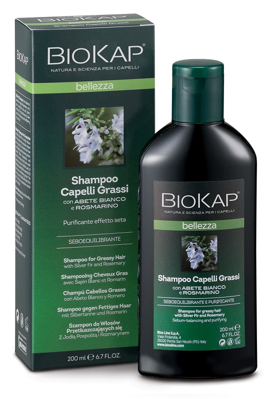 BIOKAP BELLEZZA SHAMPOO CAPELLI GRASSI 200 ML BIOSLINE - Farmacianumberone.it