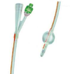 CATETERE FOLEY IN SILICONE TRASPARENTE A 2 VIE CON PALLONCINO 5-10ML DIAMETRO CH20 6,66MM LUNGHEZZA 40CM - Farmacianumberone.it