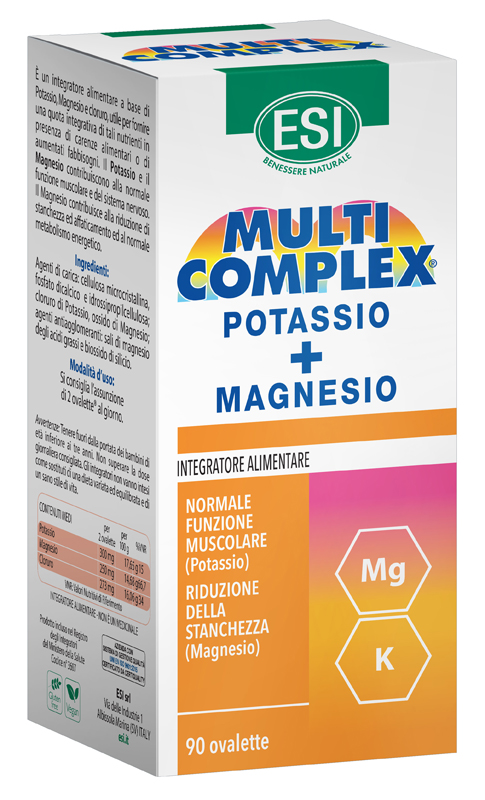 ESI MULTICOMPLEX POTASSIO MG 90 OVALETTE - Farmacianumberone.it