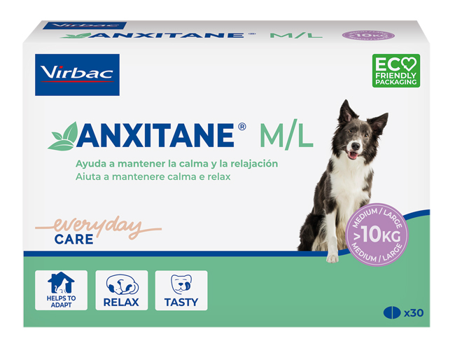 ANXITANE M/L SUPPLEMENTO NUTRIZIONALE SCATOLA 30 COMPRESSE APPETIBILI - Farmacianumberone.it