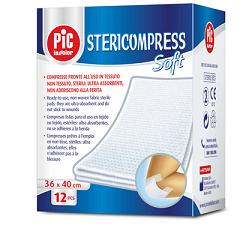STERICOMPRESS SOFT XL GARZA TNT 18X40CM 12 PEZZI - Farmacianumberone.it