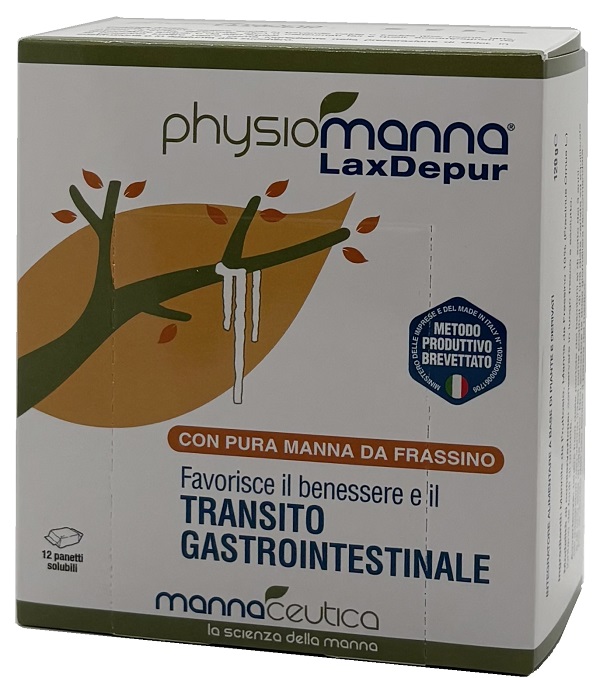 PHYSIOMANNA LAXDEPUR MANNITE DUFOUR 12 PANETTI SOLUBILI DA 10 G - Farmacianumberone.it