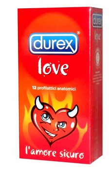 PROFILATTICO DUREX LOVE 12 PEZZI - Farmacianumberone.it