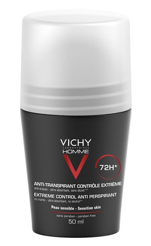VICHY HOMME DEO ROLL-ON ANTI-TRASPIRANTE 50 ML - Farmacianumberone.it
