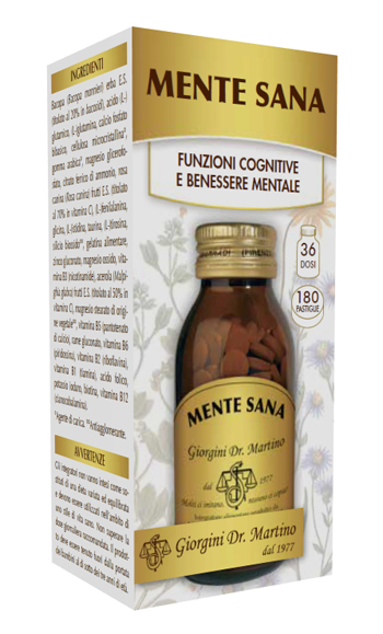 MENTE SANA 180 PASTIGLIE - Farmacianumberone.it