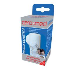 BENDA ELASTICA CEROXMED 8X450 CM CON GANCIO 1 PEZZO - Farmacianumberone.it
