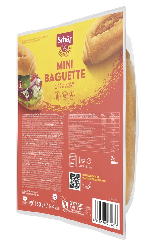 SCHAR DUO MINI-BAGUETTE 150 G - Farmacianumberone.it
