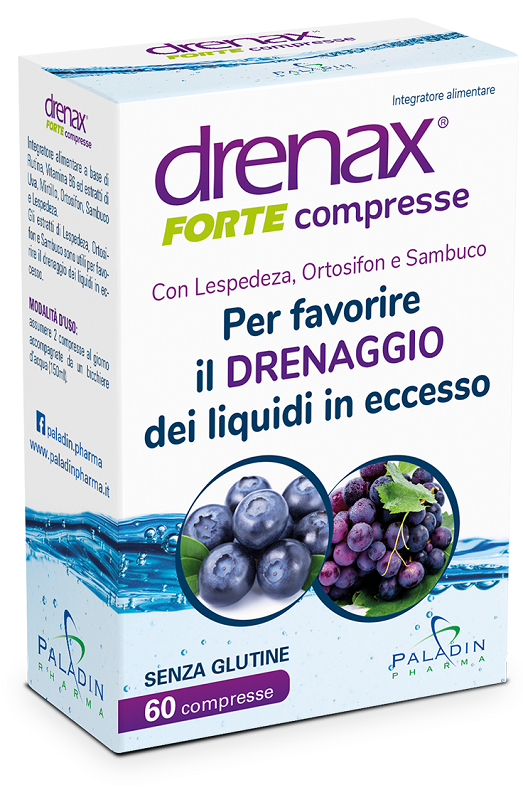 DRENAX FORTE MIRTILLO 60 COMPRESSE - Farmacianumberone.it