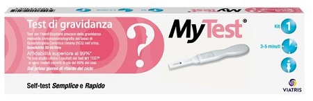 TEST DI GRAVIDANZA RAPIDO HCG MYTEST 1 PEZZO - Farmacianumberone.it