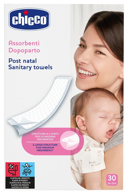CHICCO ASSORBENTI PROTECTION POSTPARTO 30 PEZZI - Farmacianumberone.it
