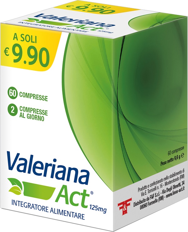 VALERIANA ACT 60 COMPRESSE - Farmacianumberone.it