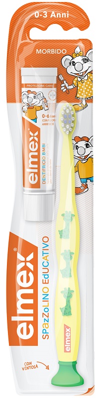 ELMEX SPAZZOLINO BIMBI EDUCATIVO NEW 0-3 ANNI - Farmacianumberone.it